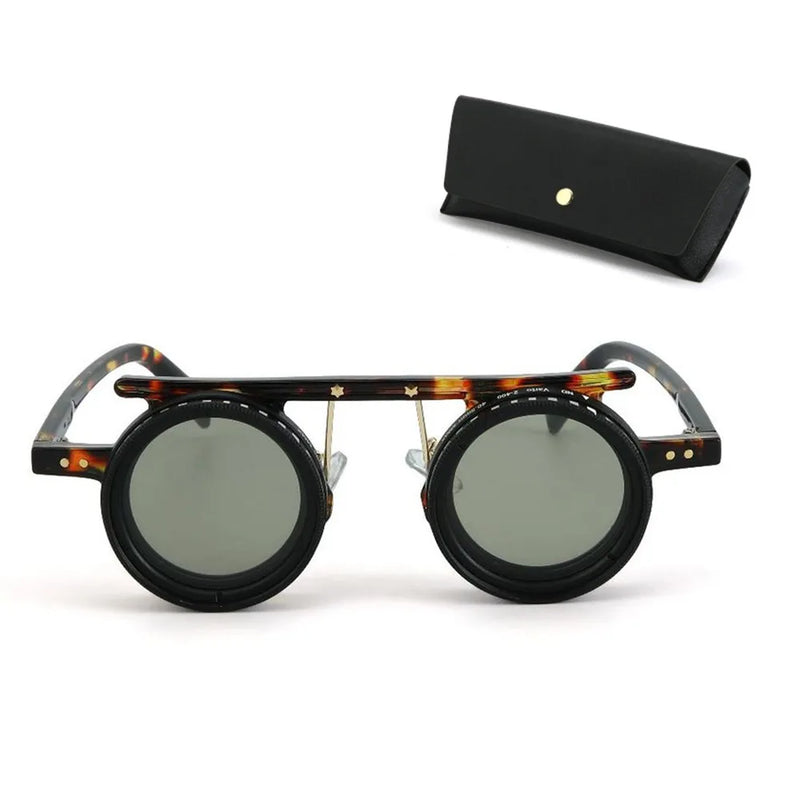 Fashion ND2-400 Adjustable Dimming Glasses 9 Level ND Filter Polarized Sunglasses With Glasse Case UV400 Eyewear Driving