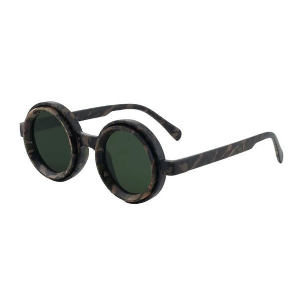 Fashion ND2-400 Adjustable Dimming Glasses 9 Level ND Filter Fishing Sunglasses UV400 Round Polarized Sunglasses Driving