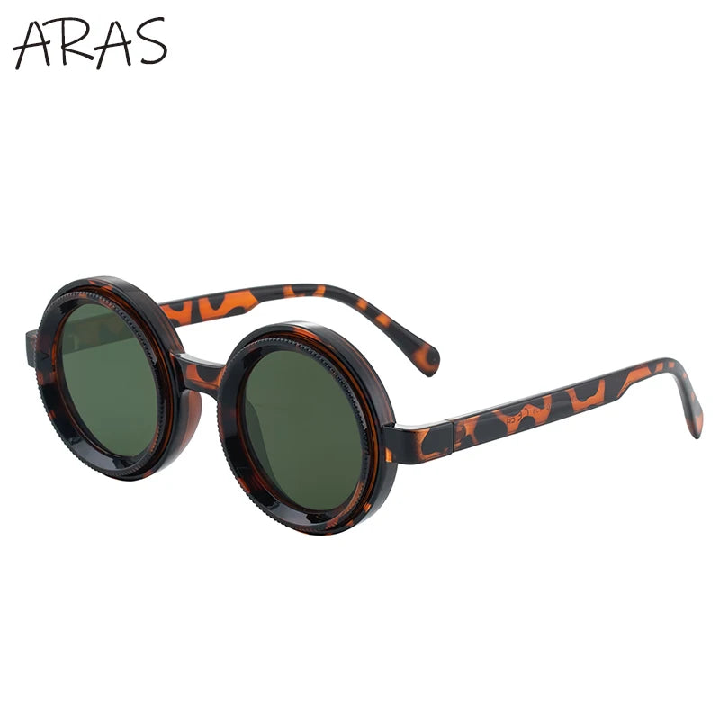 ND9 Adjustable Dimming Sunglasses Men 2025 Luxury Brand Trendy Round Sunglass Polarized Outdoor Shades Fishing Driving Eyewear