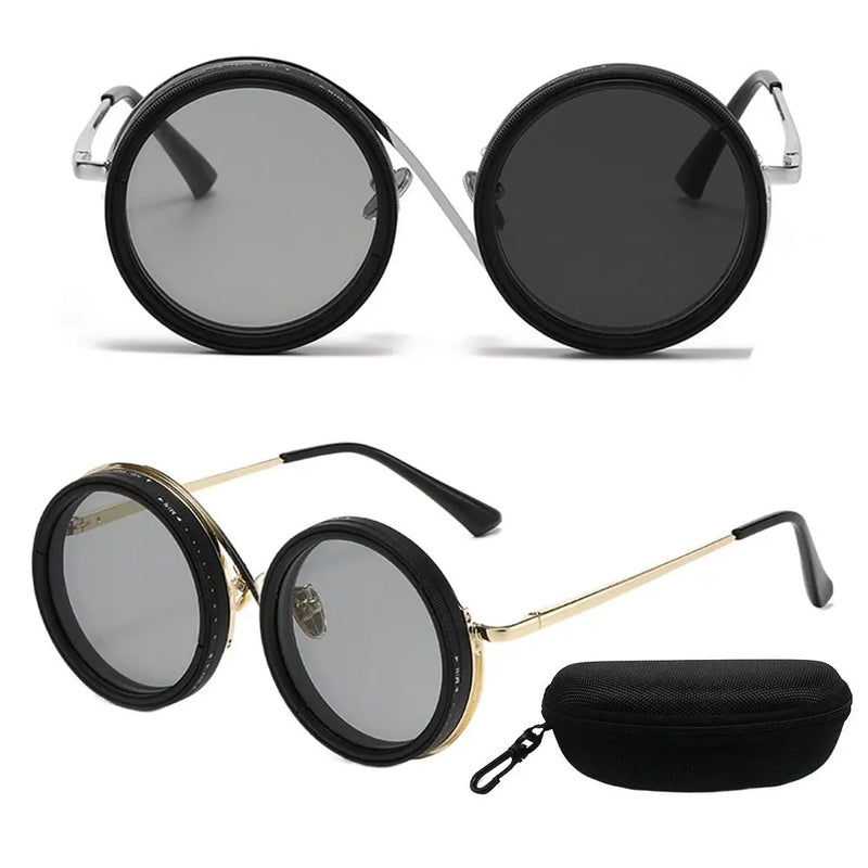 ND2-400 Adjustable Dimming Glasses 9 Level ND Filter Polarized Sunglasses UV400 With Glasse Case Fishing Sunglasses Outdoor