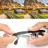 New Adjustable Strength Lens Eyewear Variable Focus Distance Vision Zoom Glasses Protective  Eyewear Read Lentes Para Hombre