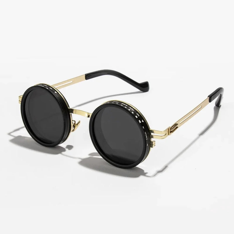 Fashion ND2-400 Adjustable Dimming Glasses ND Filter UV400 Fishing Sunglasses 9 Level with Glasse Case Sun Glasses Driving