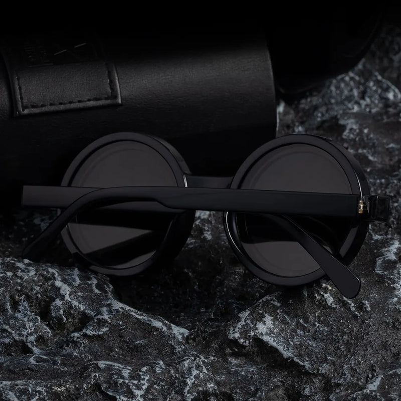 Fashion ND2-400 Adjustable Dimming Glasses ND Filter UV400 Fishing Sunglasses 9 Level Round Eyewear Outdoor