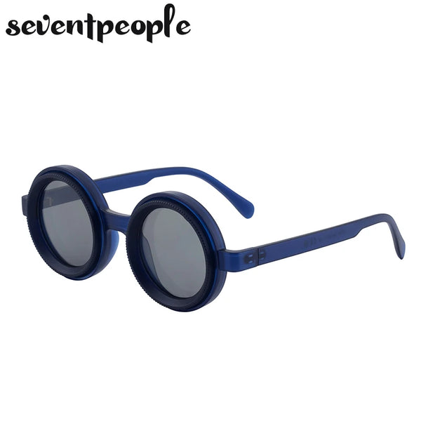 Polarized Small Frame Round Sunglasses Men New ND9 Adjustable Dimming Glasses Driving Fishing UV400 ND Filter Lenses For Male