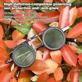 Fashion ND2-400 Adjustable Dimming Glasses 9 Level ND Filter Polarized Sunglasses With Glasse Case UV400 Eyewear Driving