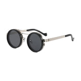 ND2-400 9 Level Adjustable Dimming Polarized Sunglasses Men Women Fishing Punk Round Glasses Driving Eyeglasses ND Filter