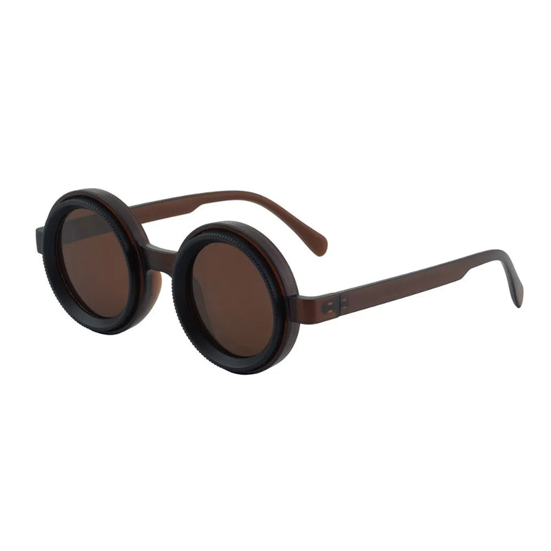 Fashion ND2-400 Adjustable Dimming Glasses 9 Level UV400 Fishing Sunglasses ND Filter Round Polarized Sunglasses Outdoor