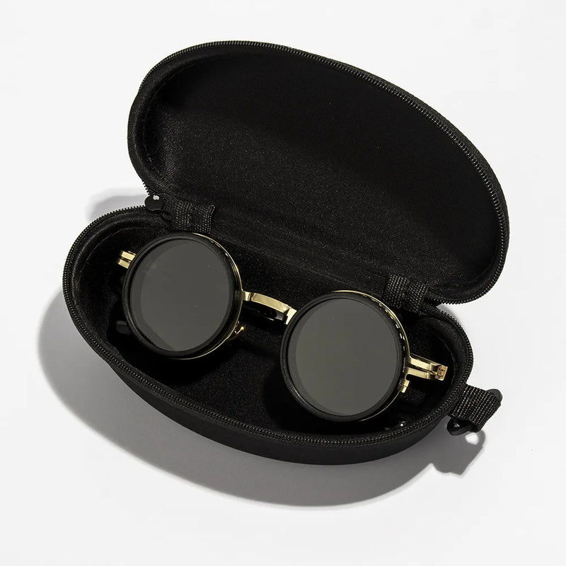 Fashion ND2-400 Adjustable Dimming Glasses 9 Level ND Filter Fishing Sunglasses With Glasse Case UV400 Sun Glasses Outdoor