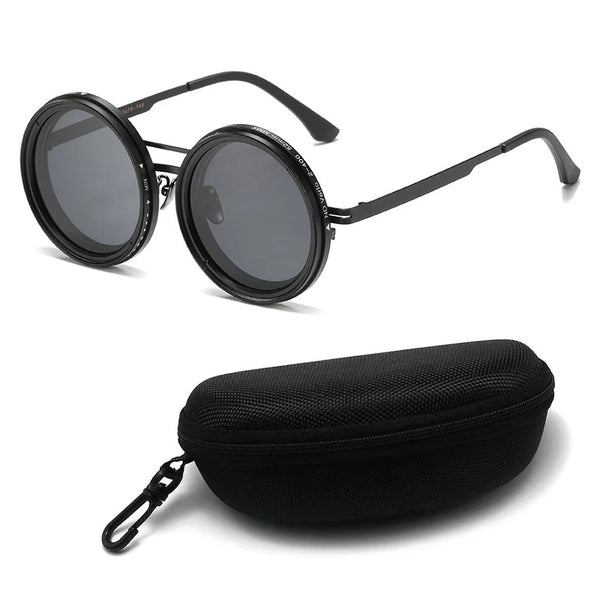 Adjustable Dimming Sunglasses Men Women Sun Glasses Fashion Round Polarized Glasses Travel Fishing Driving Cycling Eyewear
