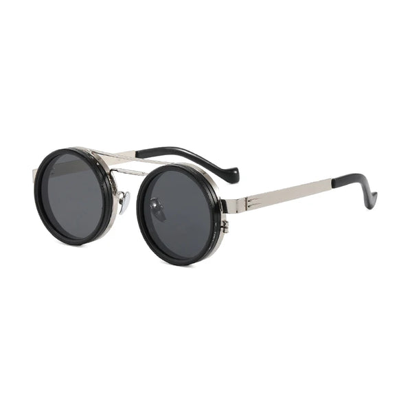 ND2-400 9 Level Adjustable Dimming Polarized Sunglasses Men Women Fishing Punk Round Glasses Driving Eyeglasses ND Filter