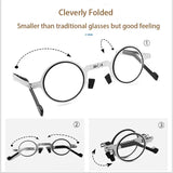 Vision Focus Adjustable TR90 Reading Glasses Myopia Eye Glasses -6D To +3D Variable Lens Correction Binocular Magnifying + Box