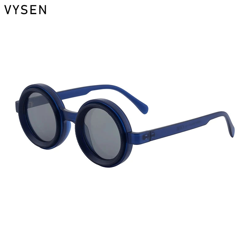 Steampunk Polarized Small Frame Round Adjustable Light Sunglasses ND9 Dimming Sun Glasses Outdoor Shades Fishing Driving Eyewear