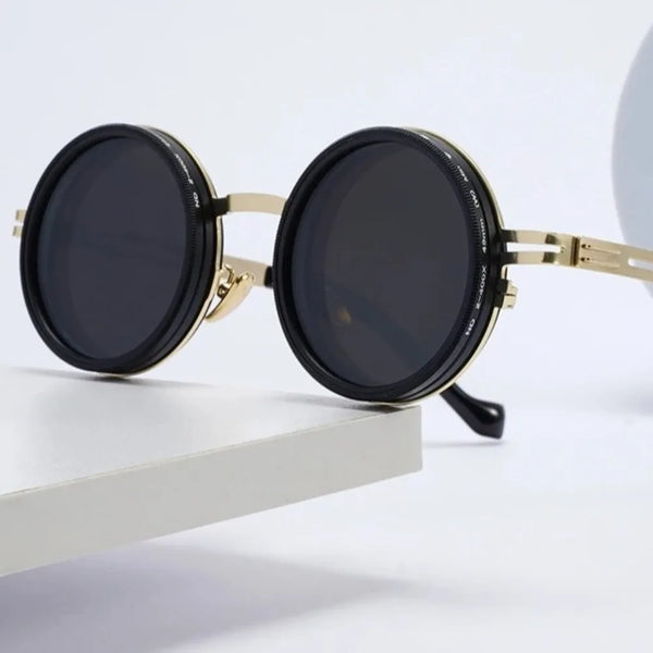 New ND2-400 Adjustable Dimming Glasses 9 Level ND Filter Fishing Sunglasses UV400 With Glasse Case Polarized Sunglasses Outdoor