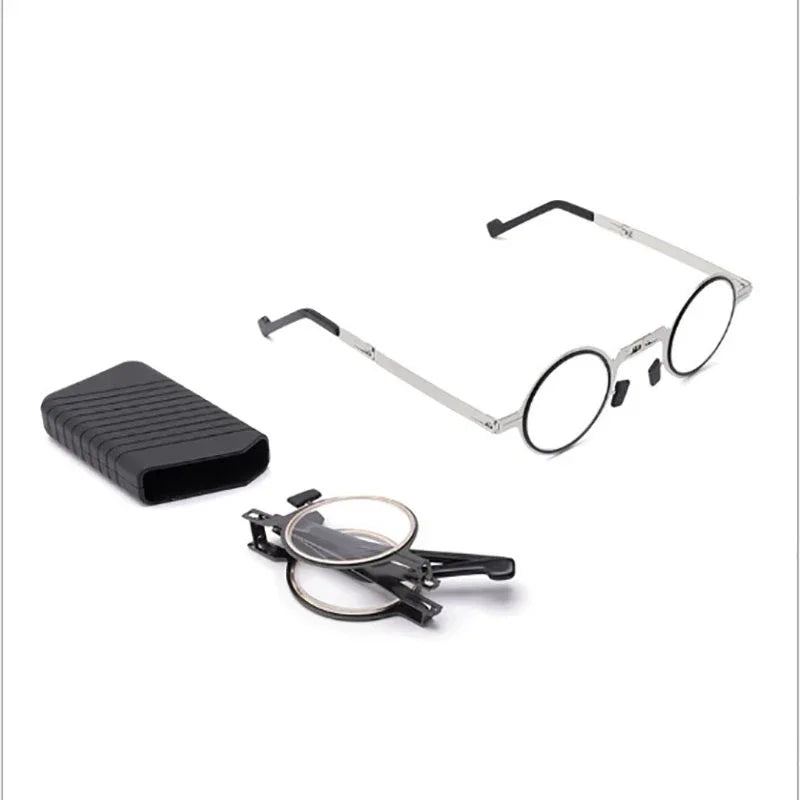 Vision Focus Adjustable TR90 Reading Glasses Myopia Eye Glasses -6D To +3D Variable Lens Correction Binocular Magnifying + Box