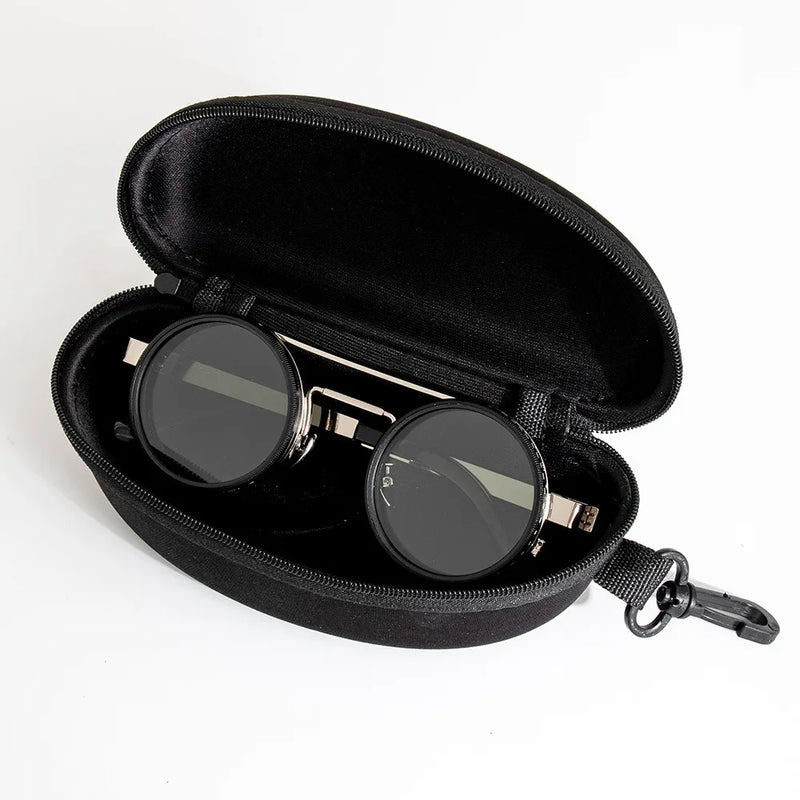 ND2-400 Adjustable Dimming Glasses 9 Level UV400 Polarized Sunglasses With Glasse Case ND Filter Fishing Sunglasses Driving