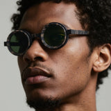 Fashion ND2-400 Adjustable Dimming Glasses 9 Level ND Filter Fishing Sunglasses UV400 Round Polarized Sunglasses Driving