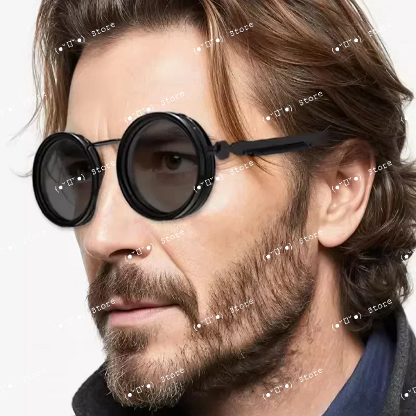 Vintage Industrial Punk style ND Adjustable Sunglasses UV400 Handmade Dimming Filter fishing Driving Men and Women Sun Glasses