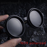 Polarized Small Frame Round Sunglasses Men New ND9 Adjustable Dimming Glasses Driving Fishing UV400 ND Filter Lenses For Male