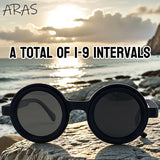 ND9 Adjustable Dimming Sunglasses Men 2025 Luxury Brand Trendy Round Sunglass Polarized Outdoor Shades Fishing Driving Eyewear