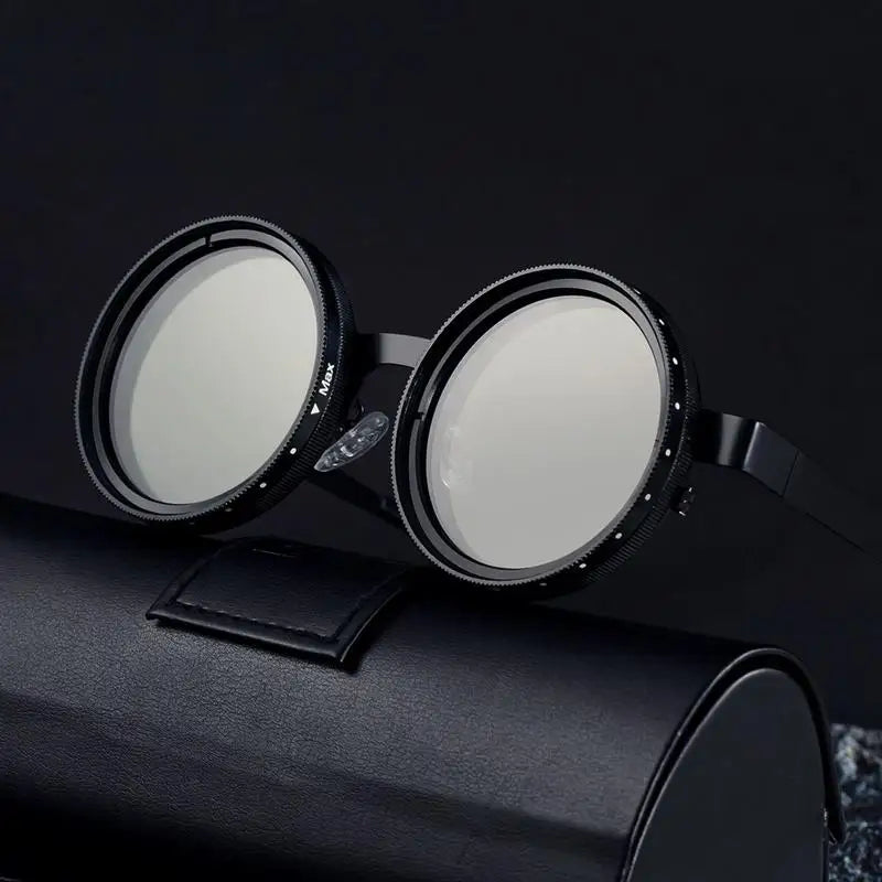 Sunglasses For Women Anti-Glare Eyeglasses Polarized Protection Trendy UV Shield Eyewear Adjustable Dimming Glasses For Sports