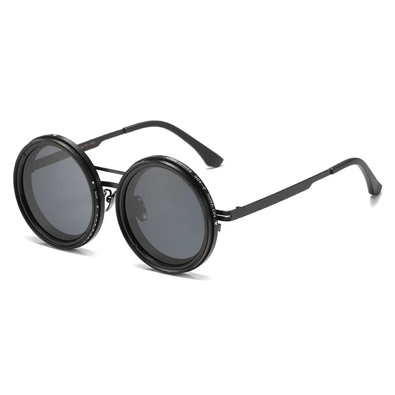 Adjustable Dimming Sunglasses Men Women Sun Glasses Fashion Round Polarized Glasses Travel Fishing Driving Cycling Eyewear