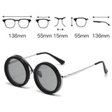ND2-400 Adjustable Dimming Glasses 9 Level ND Filter Polarized Sunglasses UV400 With Glasse Case Fishing Sunglasses Outdoor