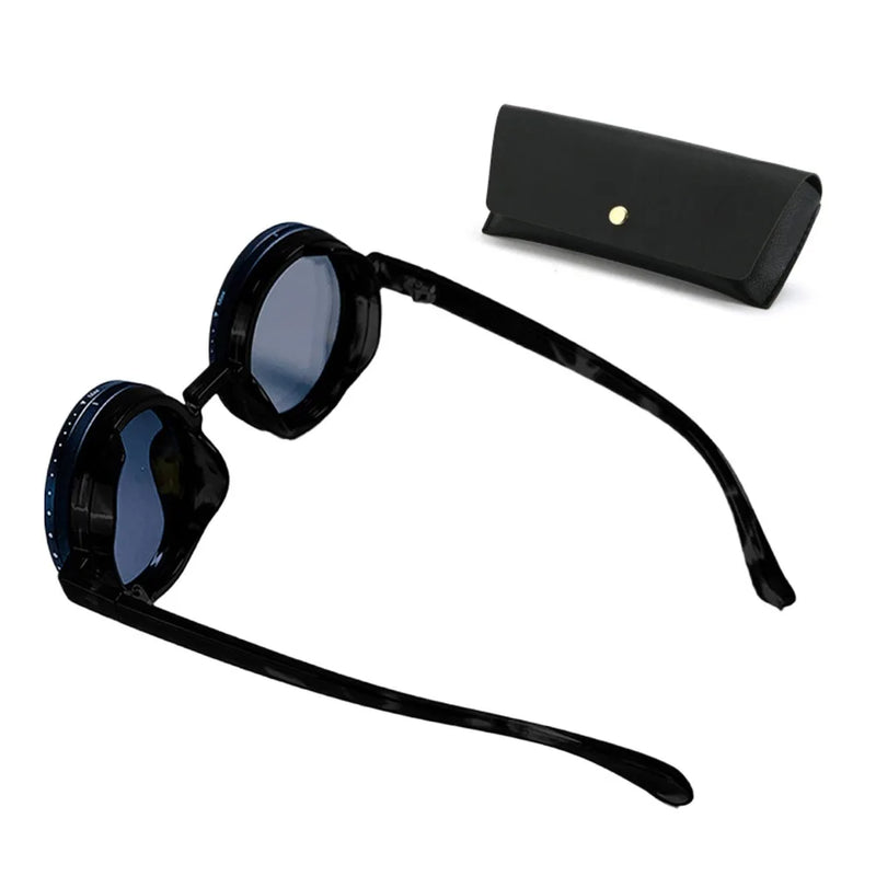 New ND2-400 Adjustable Dimming Glasses 9 Level ND Filter Fishing Sunglasses UV400 With Glasse Case Polarized Sunglasses Outdoor