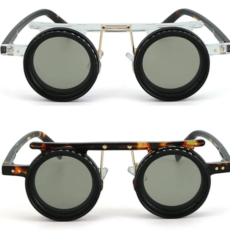 Fashion ND2-400 Adjustable Dimming Glasses 9 Level ND Filter Polarized Sunglasses With Glasse Case UV400 Eyewear Driving