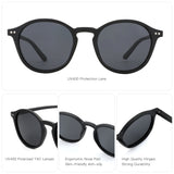ZENOTTIC Fashion Polarized Sunglasses Men Women Brand Designer Retro Round Sun Glasses Vintage UV400 Goggles Shades