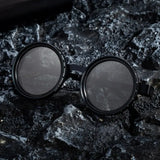 ND2-400 9 Level Adjustable Dimming Polarized Sunglasses Men Women Fishing Punk Round Glasses Driving Eyeglasses ND Filter