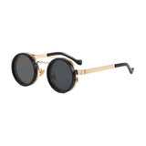 ND2-400 9 Level Adjustable Dimming Polarized Sunglasses Men Women Fishing Punk Round Glasses Driving Eyeglasses ND Filter