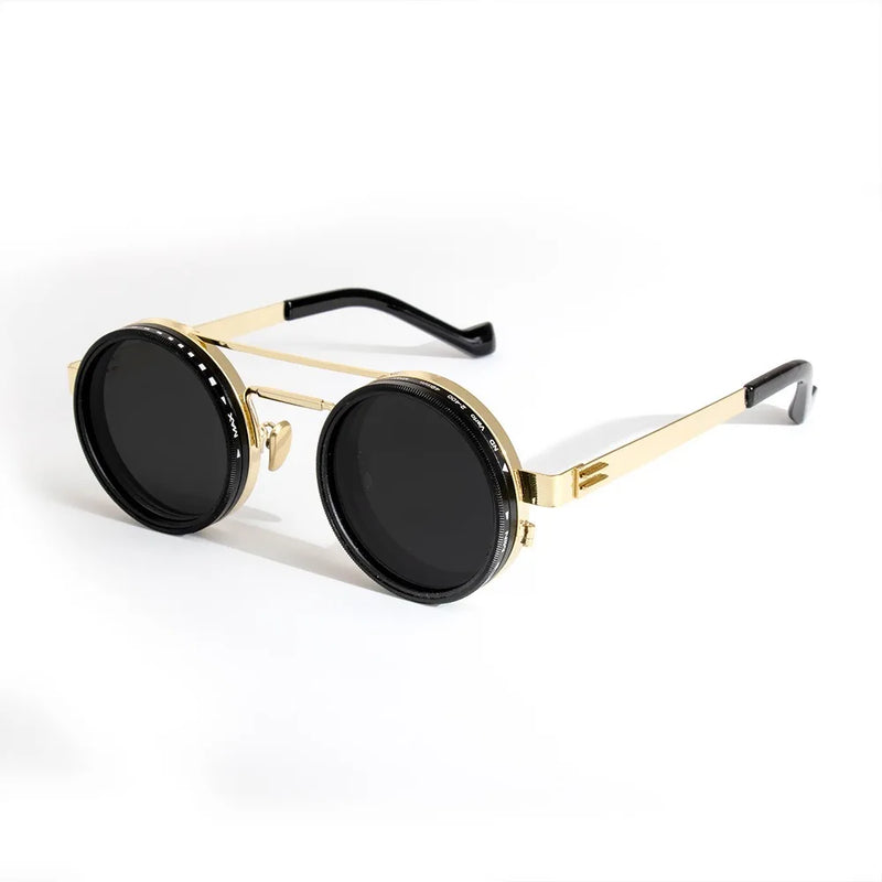 Fashion ND2-400 Adjustable Dimming Glasses 9 Level UV400 Fishing Sunglasses ND Filter With Glasse Case Eyewear Outdoor