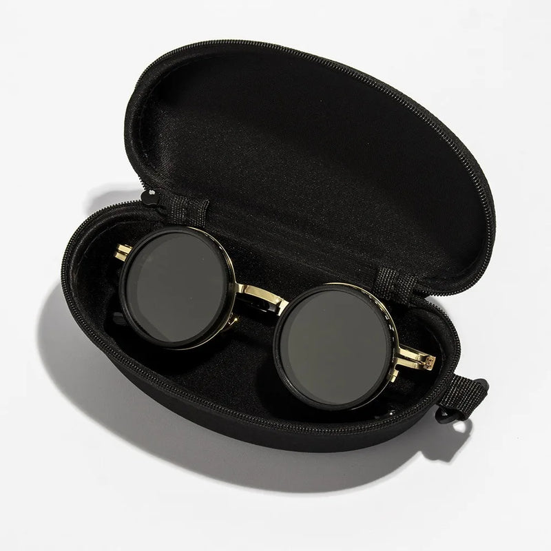New ND2-400 Adjustable Dimming Glasses 9 Level ND Filter Fishing Sunglasses With Glasse Case UV400 Eyewear Outdoor