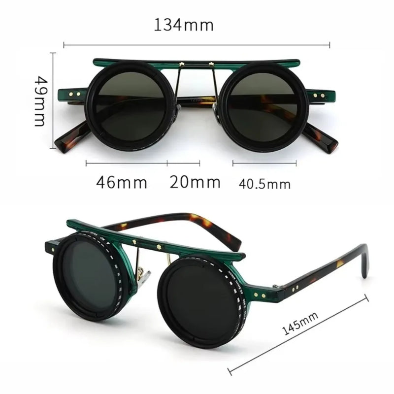 Fashion ND2-400 Adjustable Dimming Glasses 9 Level ND Filter Polarized Sunglasses With Glasse Case UV400 Eyewear Driving