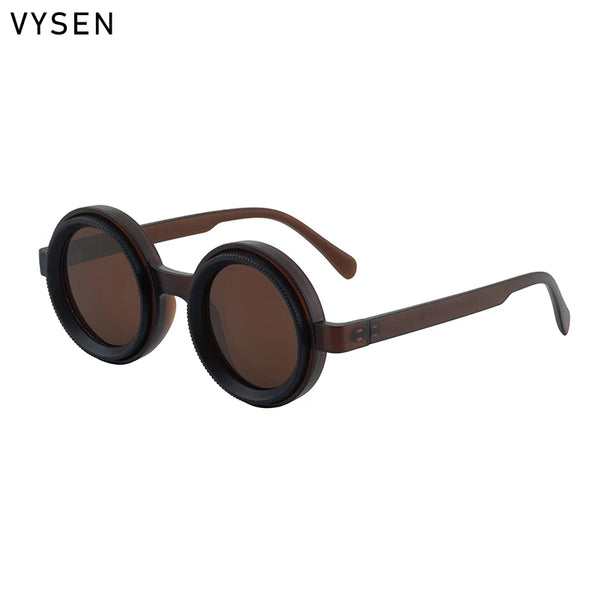Steampunk Polarized Small Frame Round Adjustable Light Sunglasses ND9 Dimming Sun Glasses Outdoor Shades Fishing Driving Eyewear