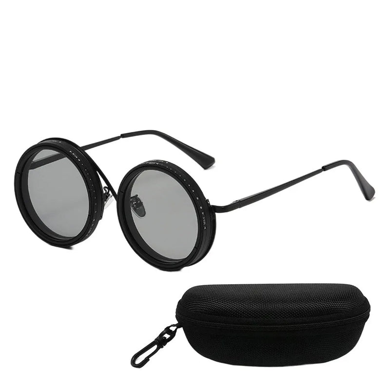 ND2-400 Adjustable Dimming Glasses 9 Level ND Filter Polarized Sunglasses UV400 With Glasse Case Fishing Sunglasses Outdoor