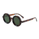 Polarized Small Frame Round Steampunk ND9 Adjustable Dimming Sunglasses Men Light-Reducing Sun Glasses For Fishing Driving UV400
