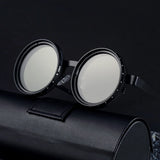 ND2-400 9 Level Adjustable Dimming Polarized Sunglasses Men Women Fishing Punk Round Glasses Driving Eyeglasses ND Filter