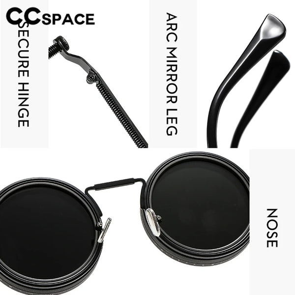 ND9 Adjustable Dimming Sunglasses Anti UV Punk Polarized Sunglasses Fishing Driving Filter Retro Men's Driving Glasses 309654