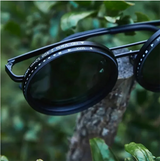 Handmade ND9 Adjustable Polarized Sunglasses Luxury Men Fishing Filter Glasses UV400 Fashion Retro Punk Round Dimming Sunglasses