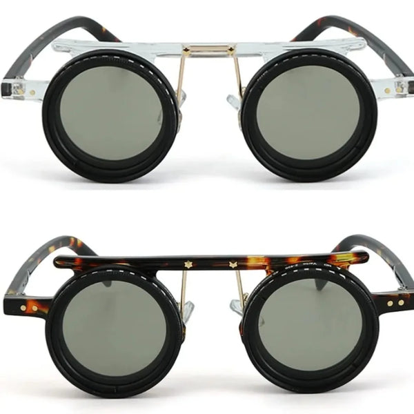 Fashion ND2-400 Adjustable Dimming Glasses 9 Level UV400 Polarized Sunglasses With Glasse Case ND Filter Eyewear Driving